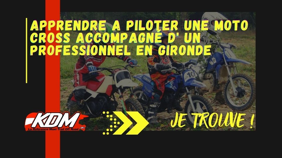 Cours, stages de moto cross adultes ou enfants